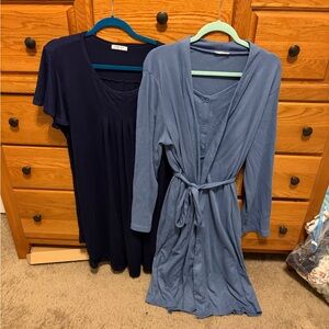 Blue Nightgowns and Robe 💙